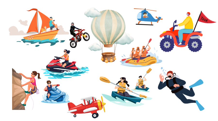 tour business consultant An array of graphics depicting the types of business that can benefit from tour business growth